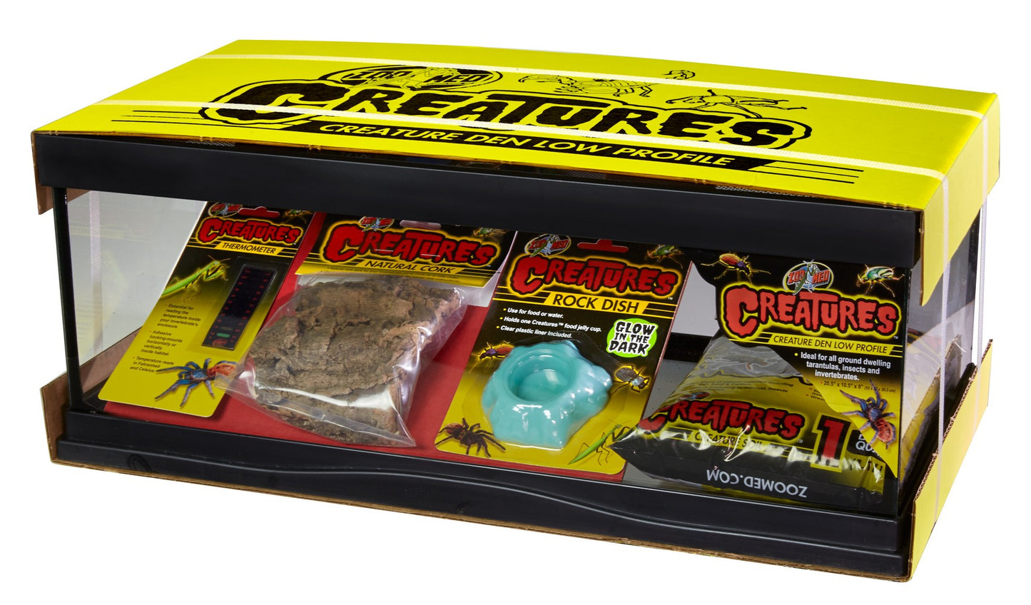 Creatures Creature Den Low Profile Starter Kit - 6 gal Zoo Med