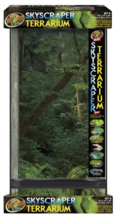 Zoo Med Skyscraper Terrarium - 18" x 18" x 36" Zoo Med