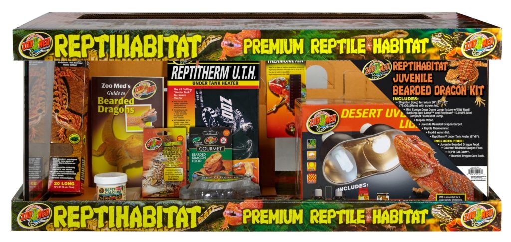 ZM 20G ReptiHabitat Juvenile Bearded Dragon Kit Zoo Med