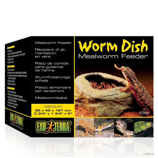 Exo Terra Worm Dish Mealworm Feeder Exo Terra