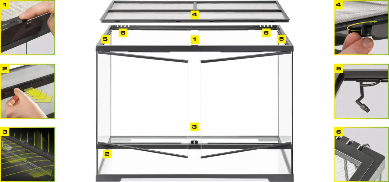 Exo Terra Pro Terrarium Advanced Natural Terrarium Exo Terra