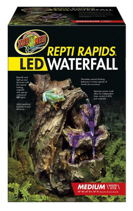 ZM Repti Rapids LED Wood Waterfall Zoo Med