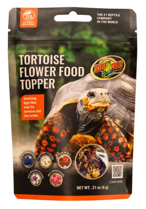 Tortoise and Box Turtle Flower Food Topper Zoo Med