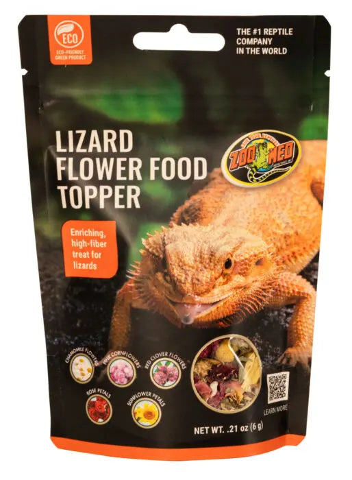 Lizard Flower Food Topper Zoo Med