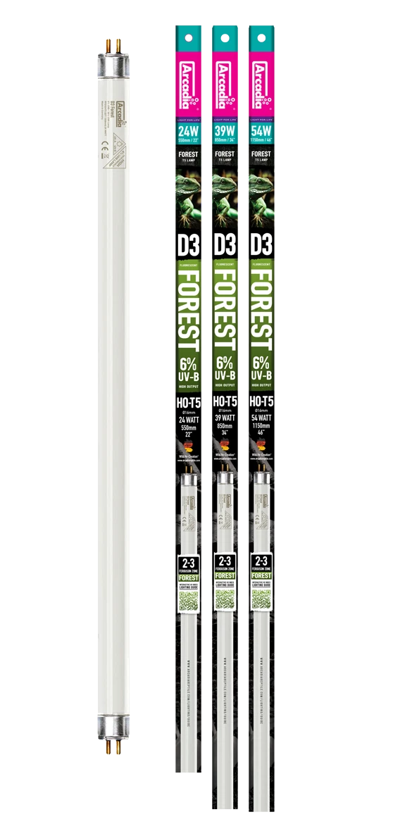 Arcadia D3 UVB Replacement Lamp - Forest 6% Arcadia