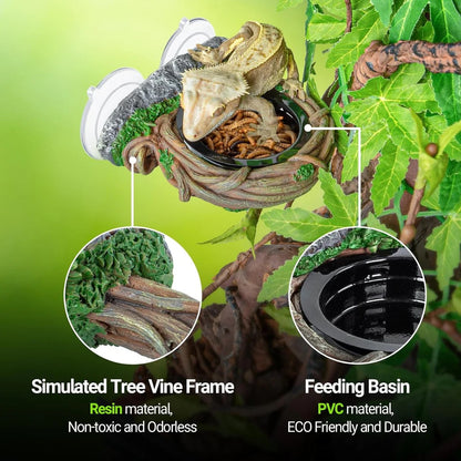 ReptiZoo Vine Ledge Single Feeder