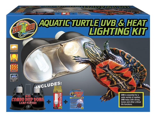 Aquatic Turtle UVB & Heat Lighting Kit