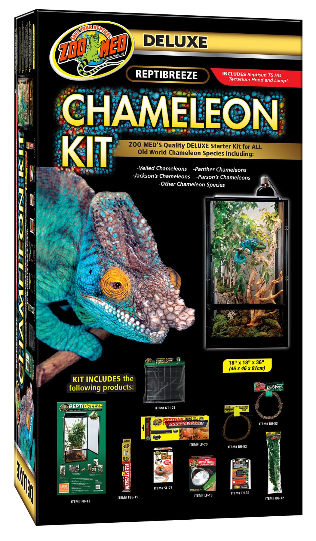 ZM Deluxe ReptiBreeze Chameleon Kit - All Reptiles ZM Deluxe ReptiBreeze Chameleon Kit - All Reptiles