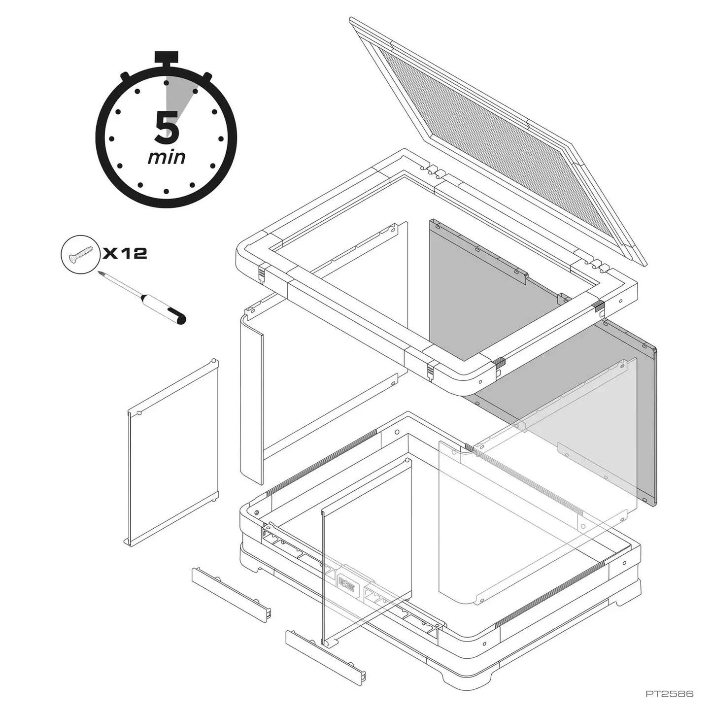 Exo Terra Vista Panoramic Terrarium