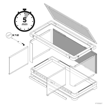 Exo Terra Vista Panoramic Terrarium