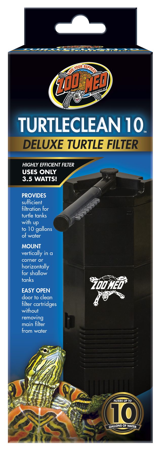 Zoo Med Turtle Clean Deluxe Turtle Filter Zoo Med