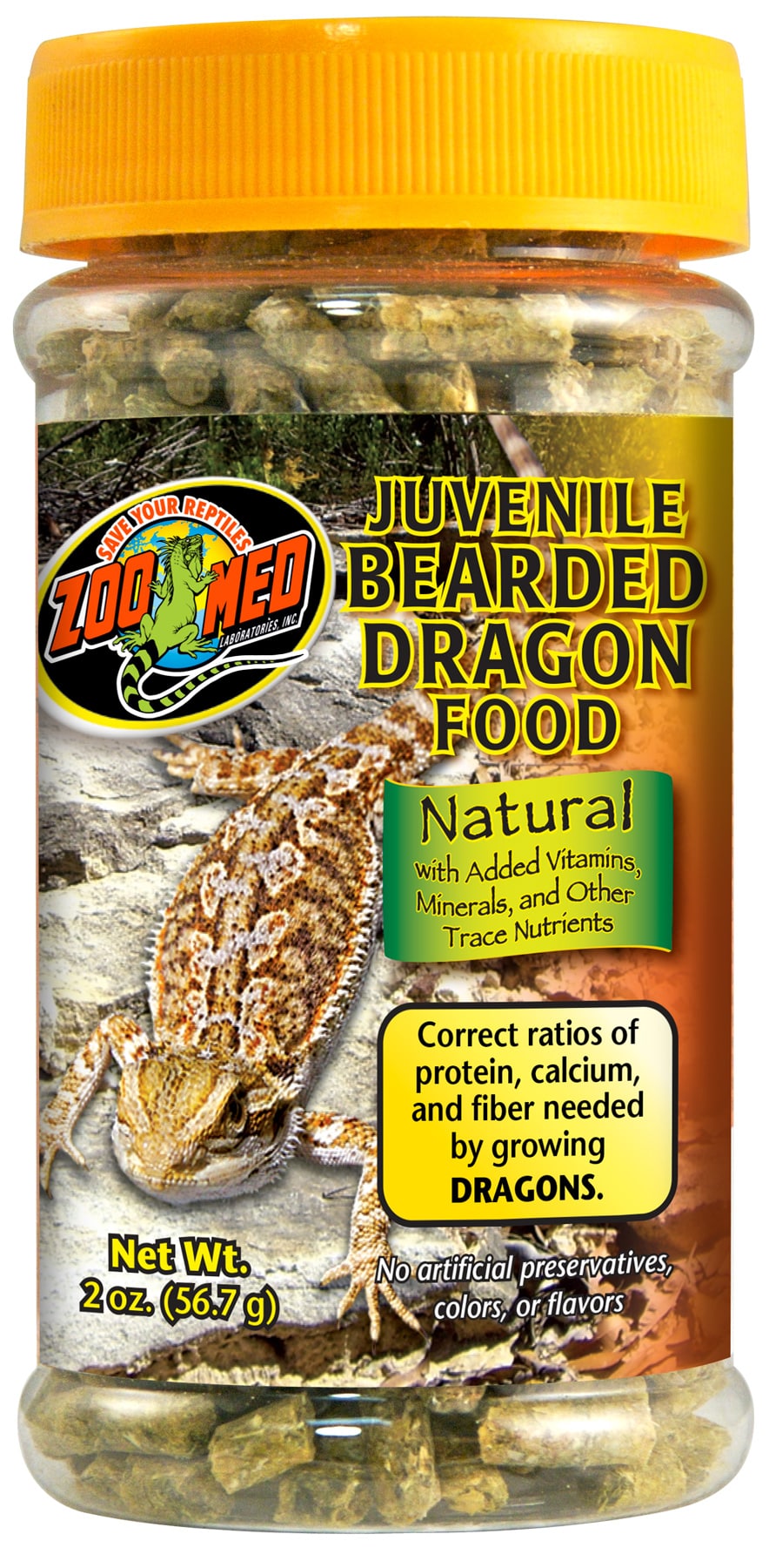 ZM Natural Juv Bearded Dragon Food