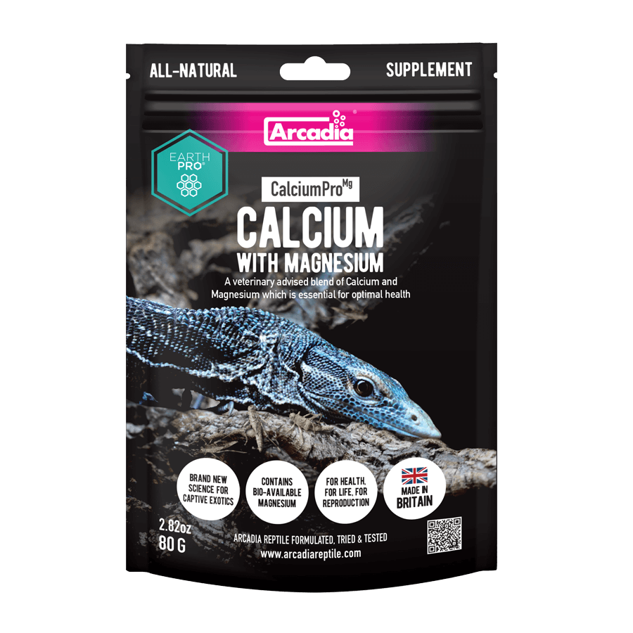 Arcadia EarthPro CA Calcium Supplement For Reptiles - 100g Powder, Supports Bone Health & Prevents Metabolic Bone Disease-482512