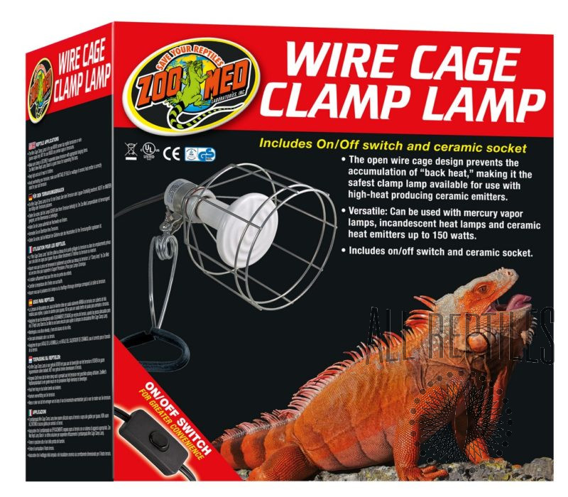 Wire Cage Clamp Lamp