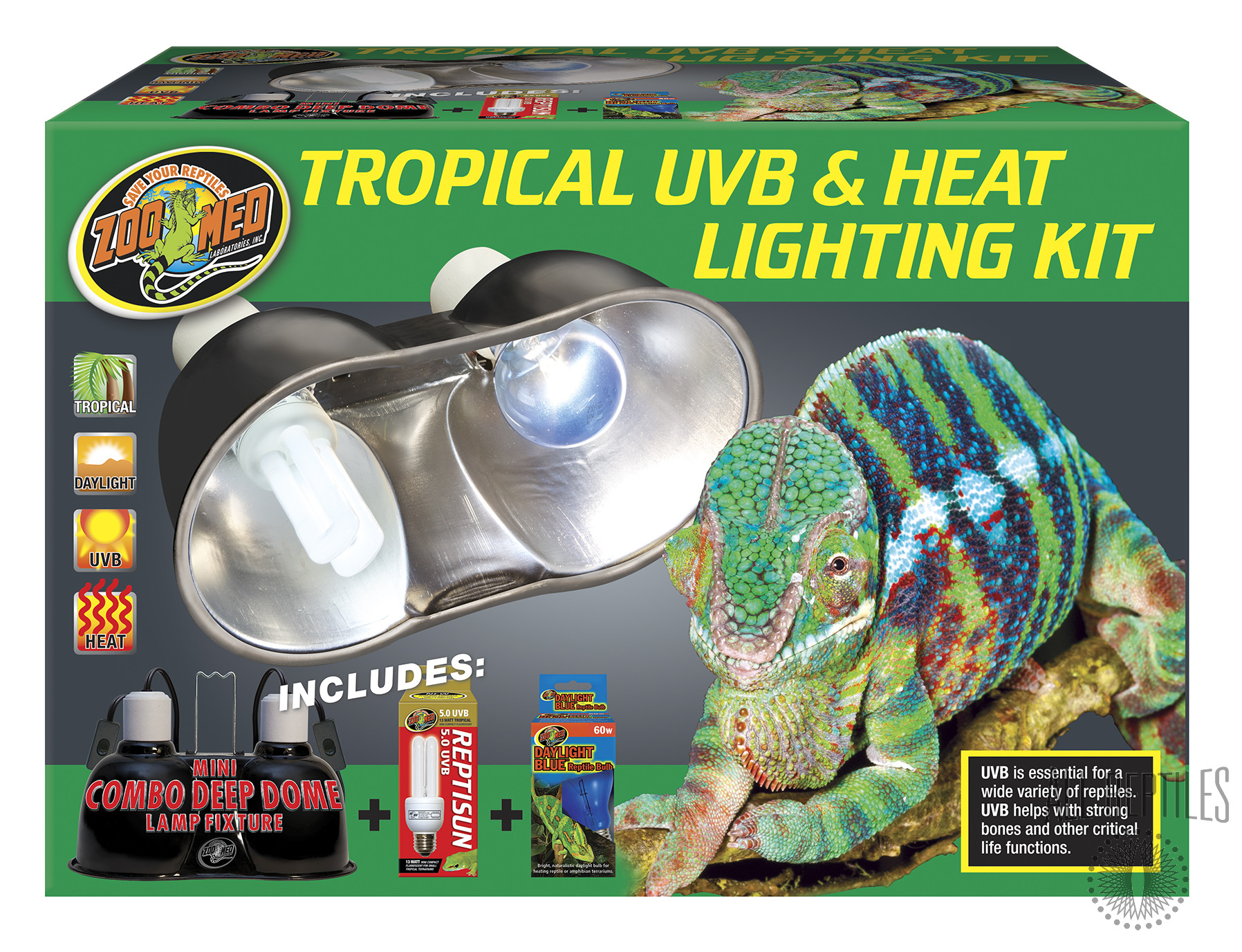 ZM Tropical UVB & Heat Lighting Kit