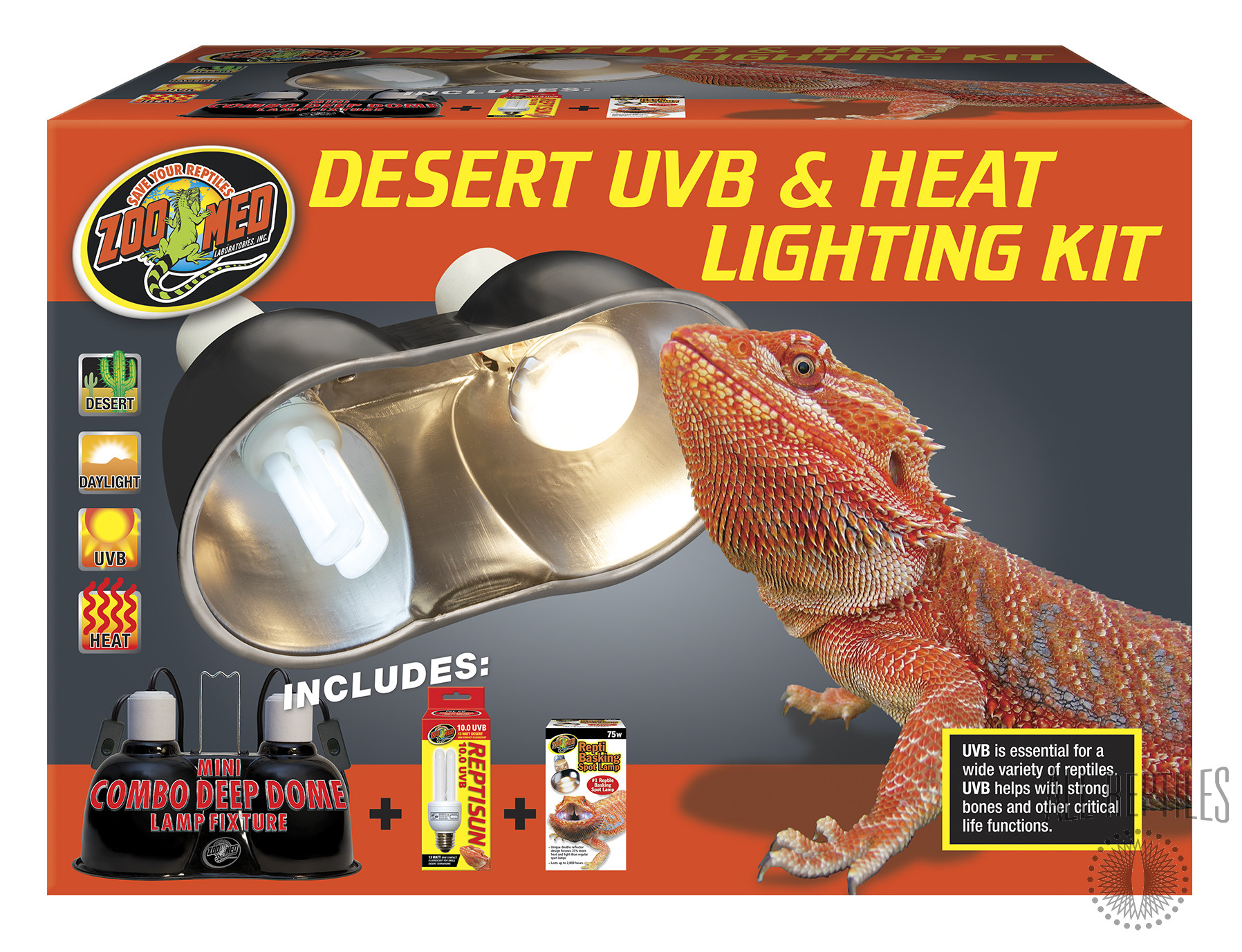 ZM Desert UVB & Heat Lighting Kit