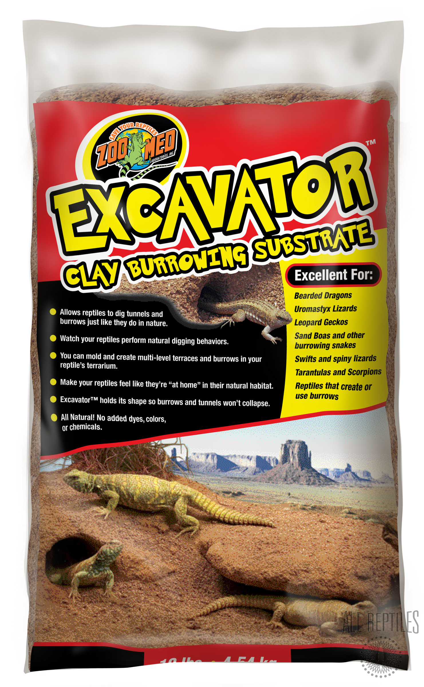 ZM Excavator Clay Burrowing Substrate