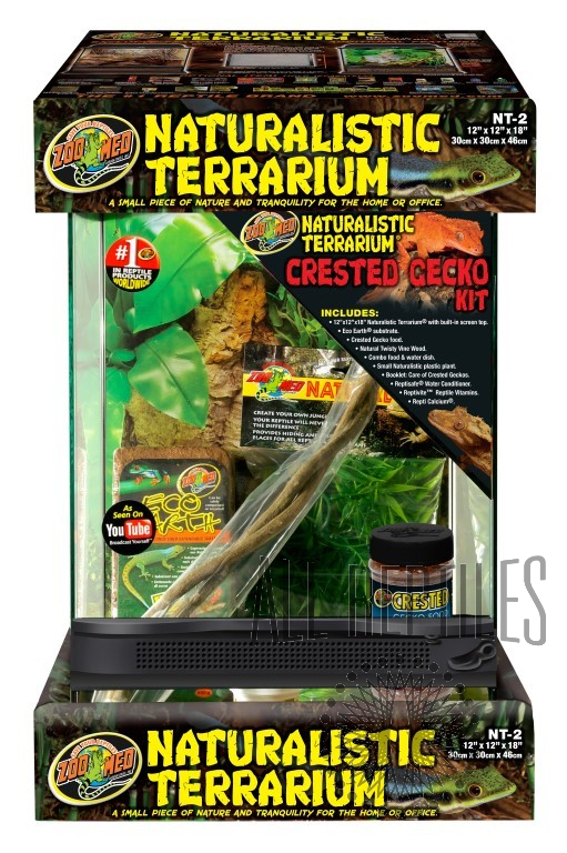 ZM Naturalistic Terrarium Crested Gecko Kit