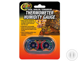 ZM Dual Analog Terrarium Thermometer/Humidity Gauge
